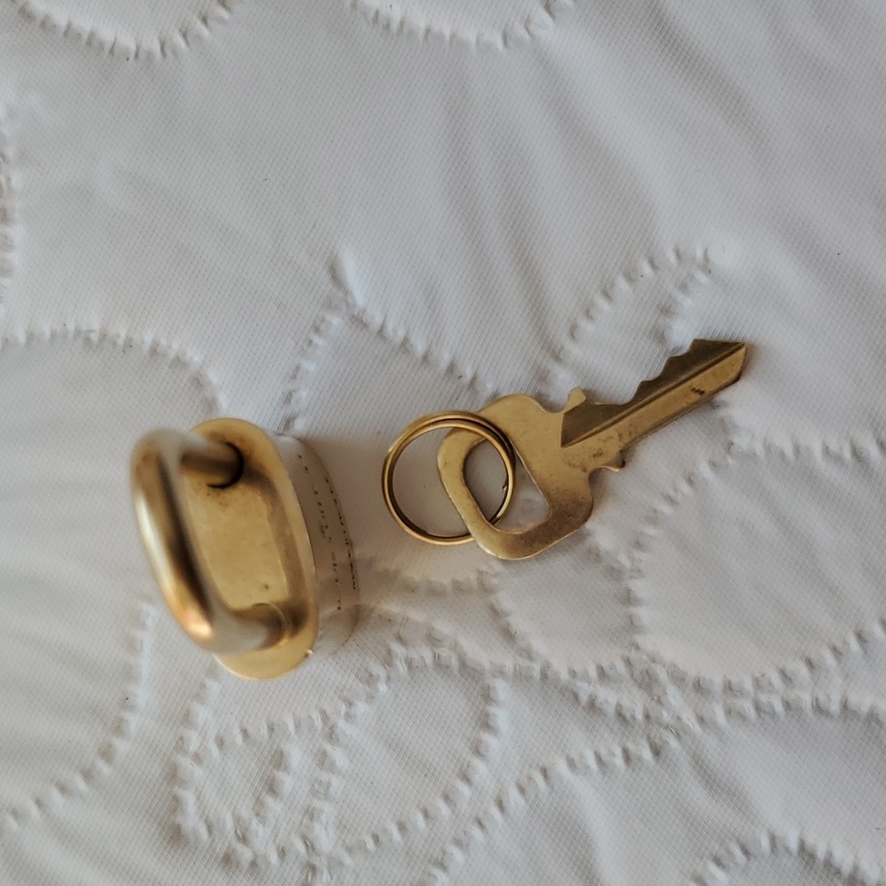 #321 Louis Vuitton Lock and Key with Chain Necklace - Picture 6 of 12